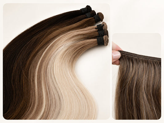Hand Tied vs Machine Weft Extensions: Key Differences