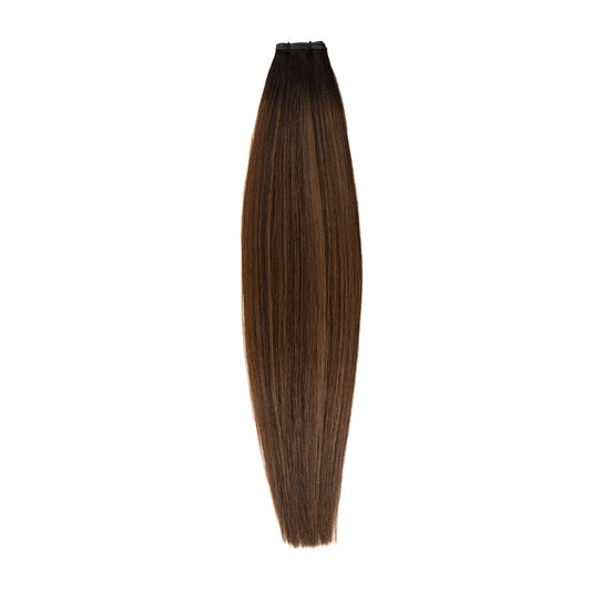 Burnished Brunette (aka Hikaru) - Euro Straight Microweft