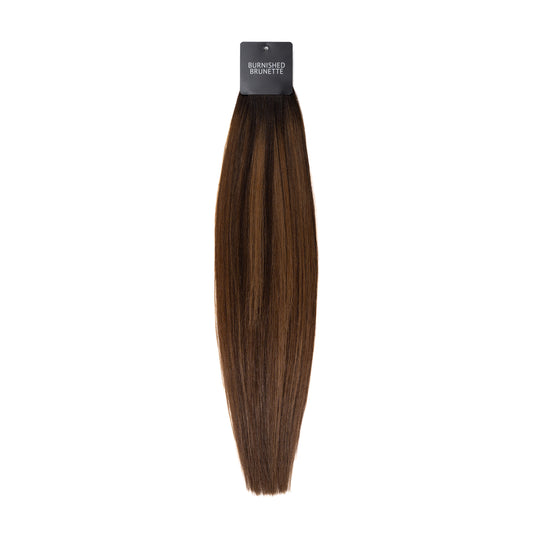 Burnished Brunette - Euro Straight Microweft