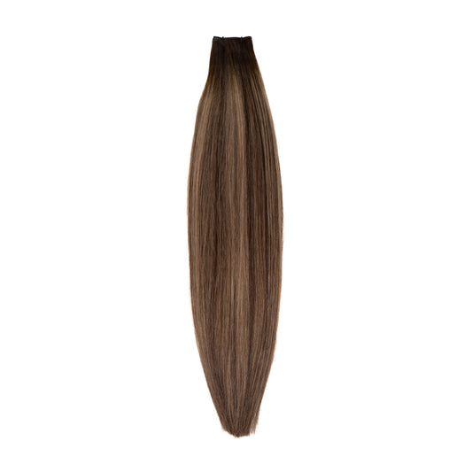 Smoky Brown (aka Niko) - Euro Straight Microweft