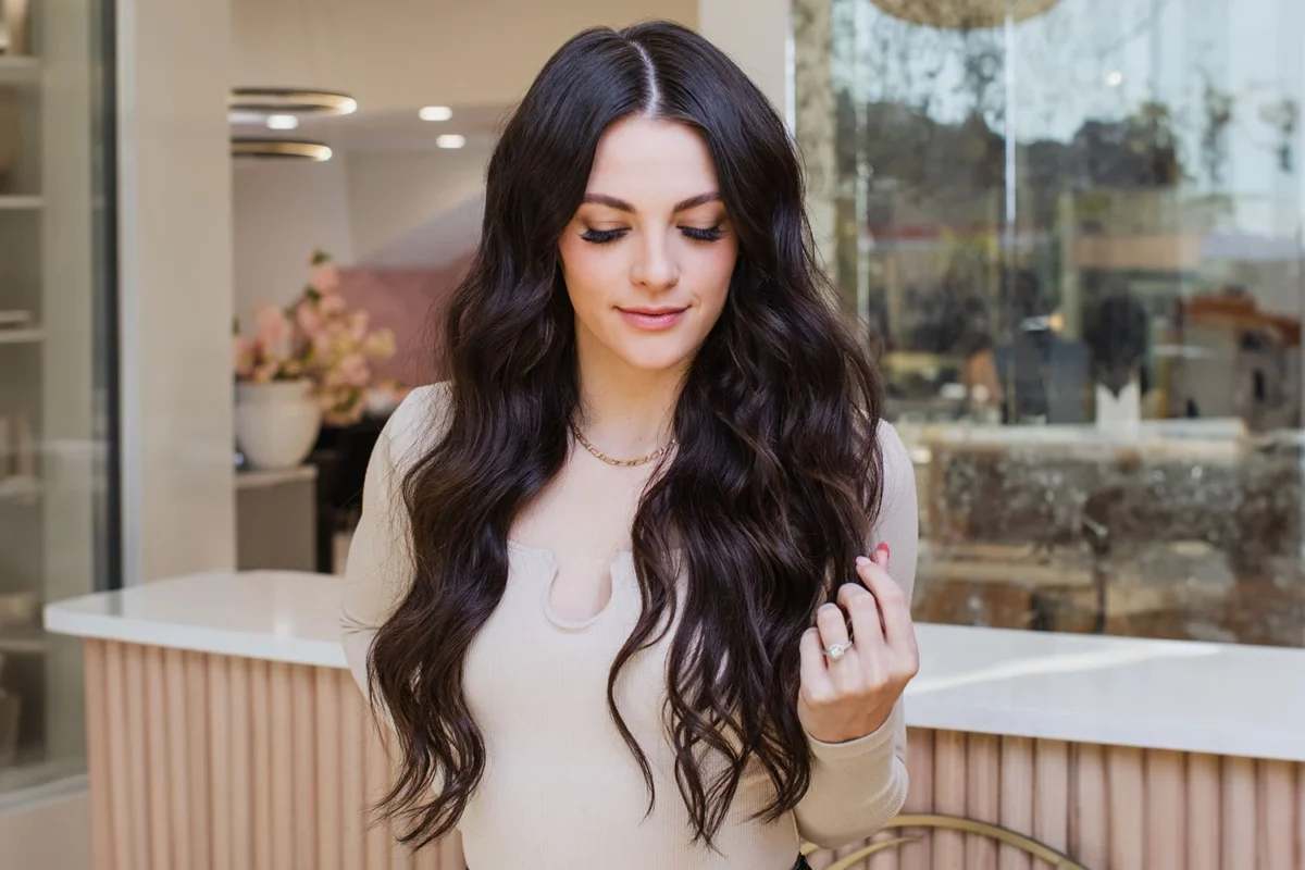 flawless hair extensions in colder months